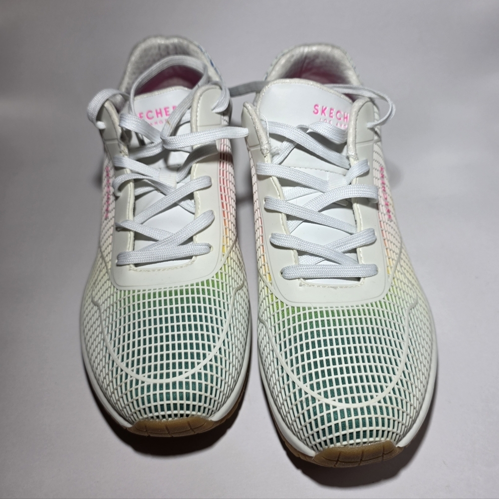 Skechers Women's Multicolor Mesh Sneakers  Air Cooled Memory Foam.